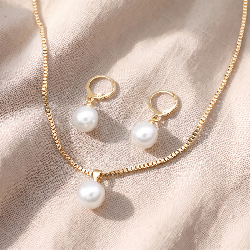 Golden Grace biserni set nakita | Zlato